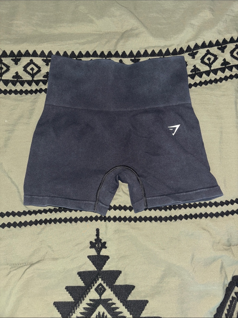 Gymshark Navy High-Waist Seamless Women's Bike Shorts
